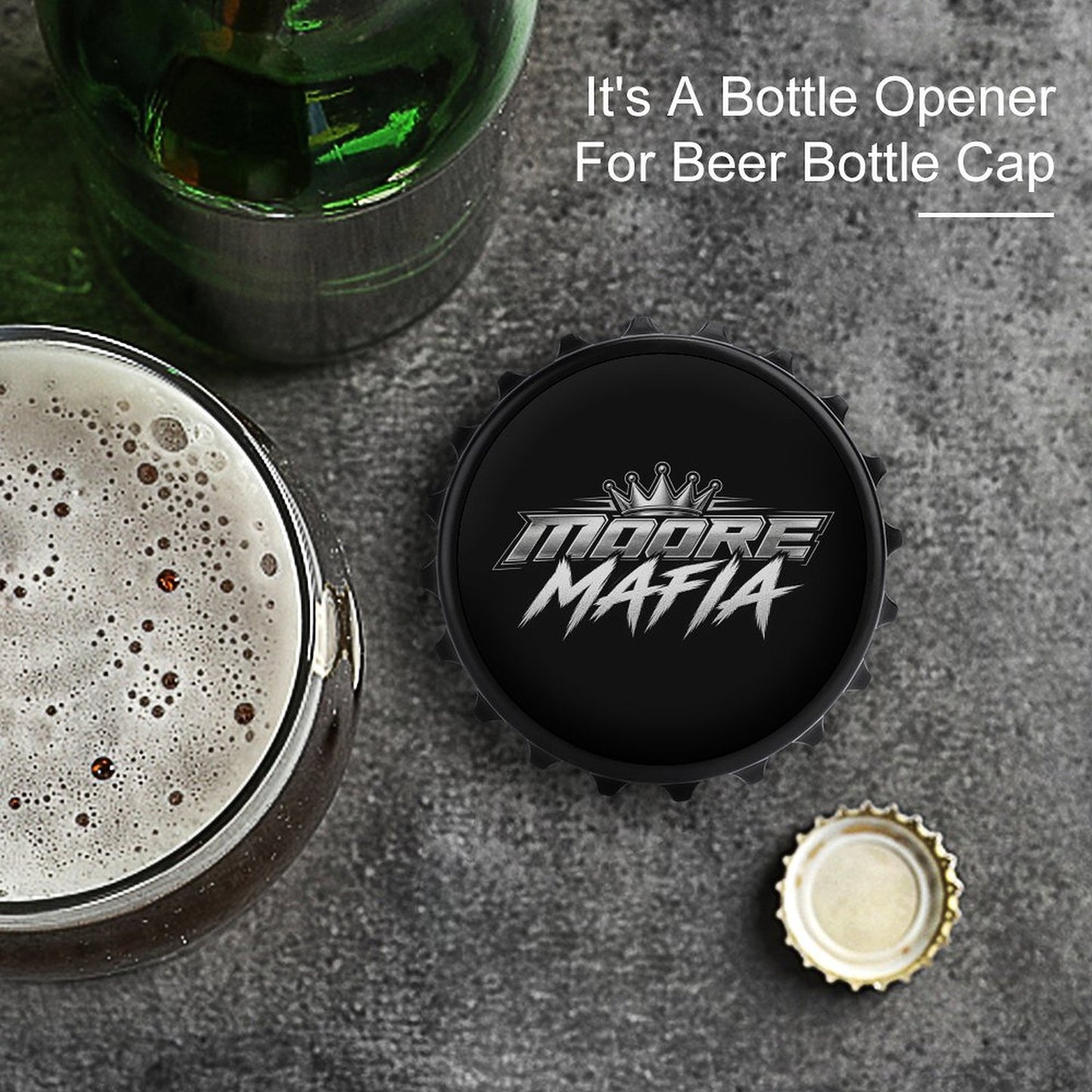 Moore Mafia Bottle Opener/Fridge Magnet