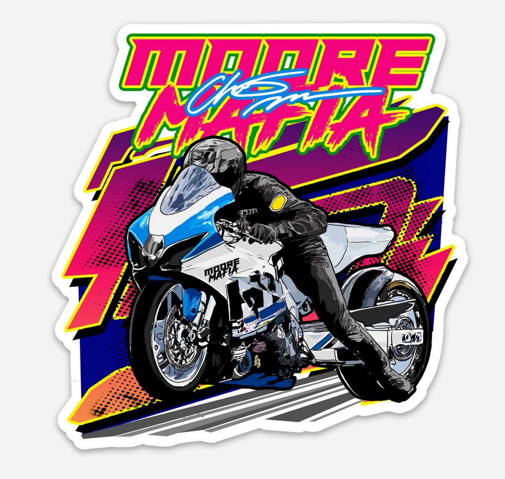 Chris Moore Signature Bike Sticker