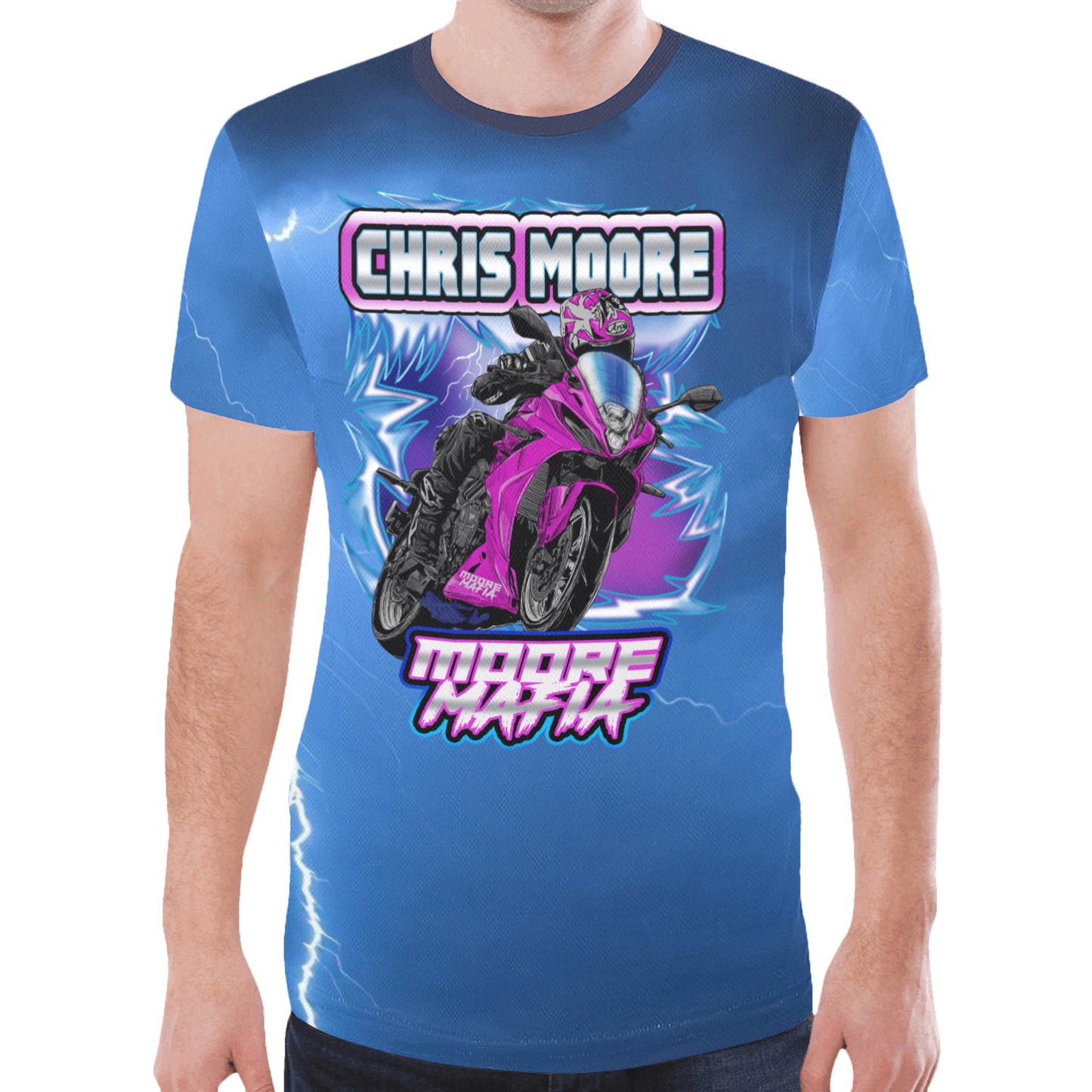 Moroe Mafia All Over Print T-shirt