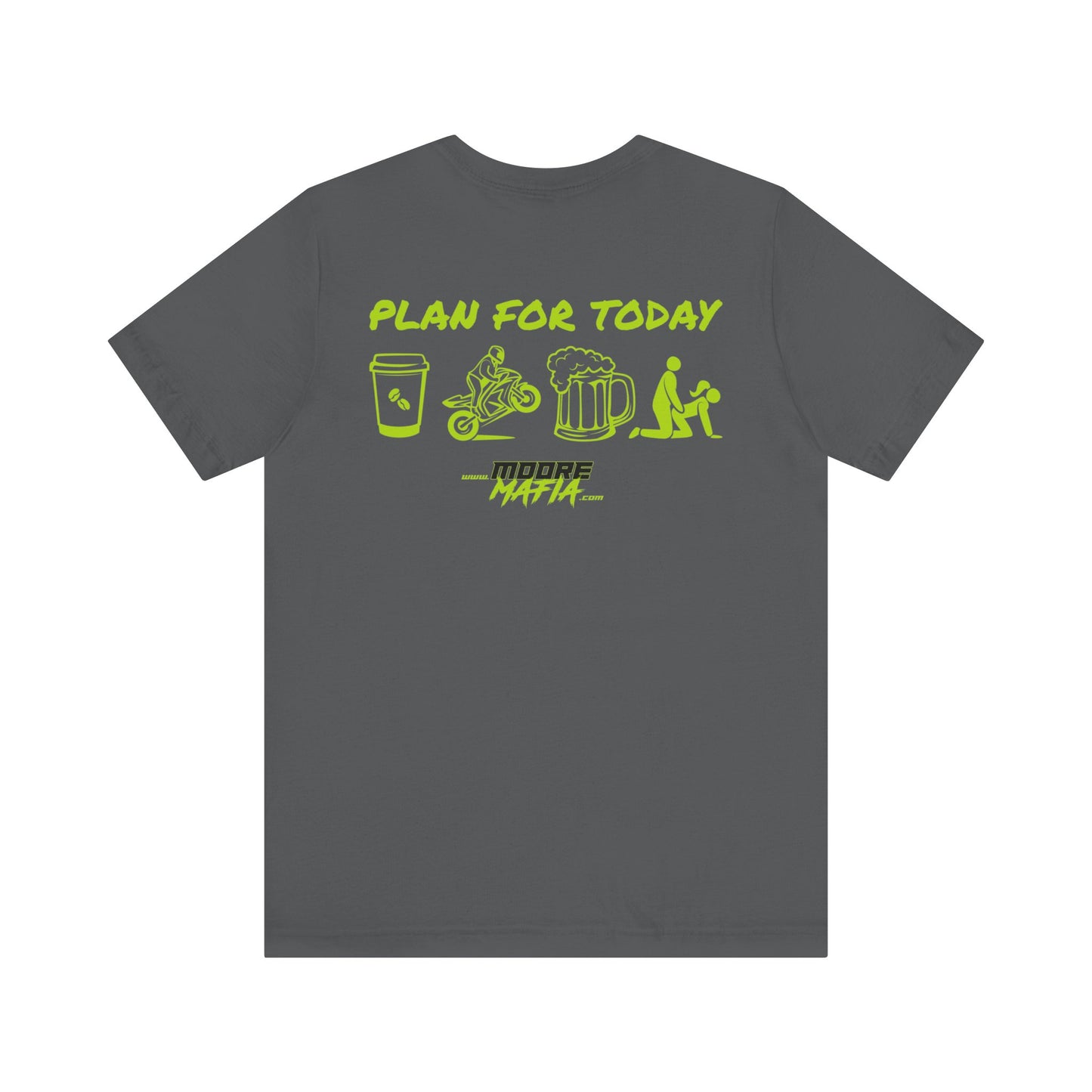 Plan For Today Yellow Unisex T-Shirt