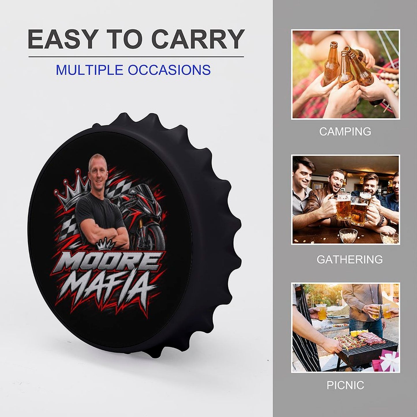 Moore Mafia Bottle Opener/Fridge Magnet
