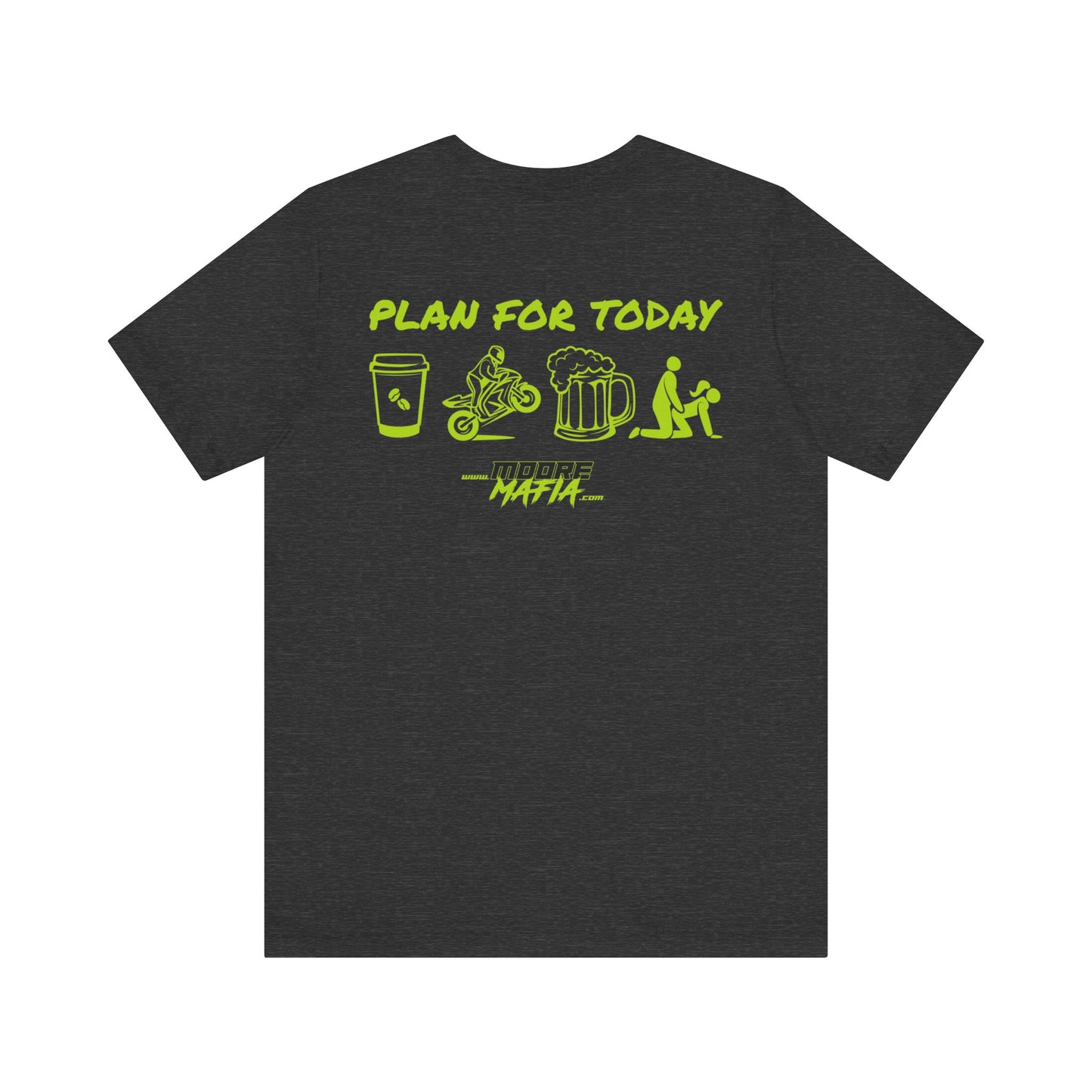 Plan For Today Yellow Unisex T-Shirt