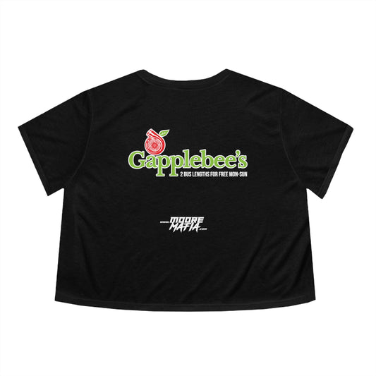 Gapplebee's Women's Flowy Cropped Tee