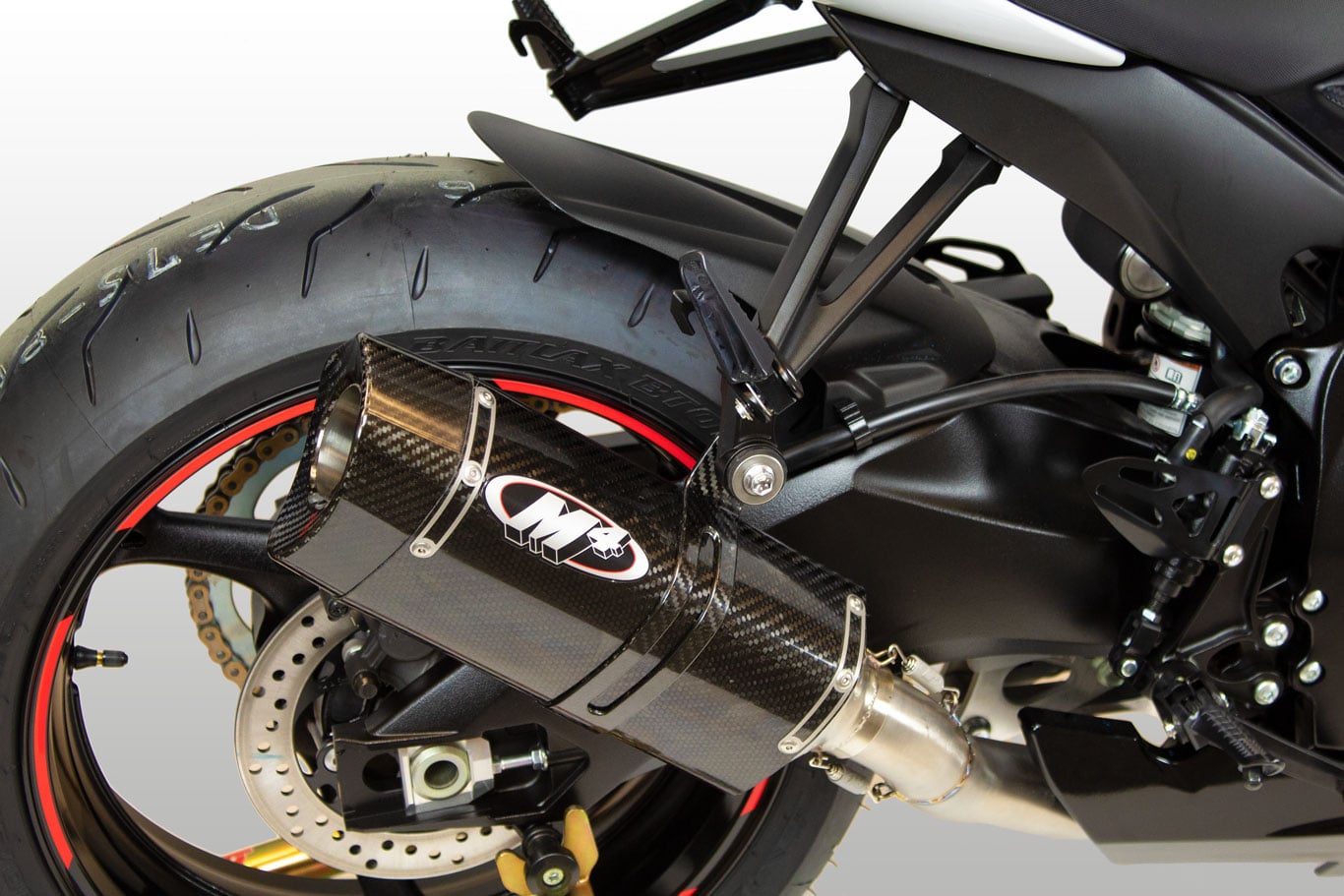 Titanium Full System with Tech1 Carbon Canister 2011-2026 Suzuki GSX-R750 And GSX-R600