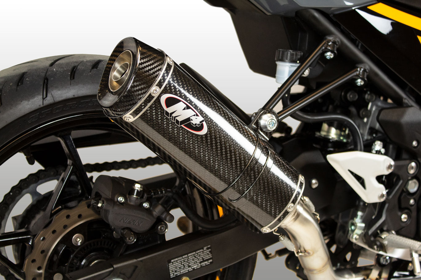 Full System With X96 Carbon Canister 2018-2026 Kawasaki Ninja 400/500/Z