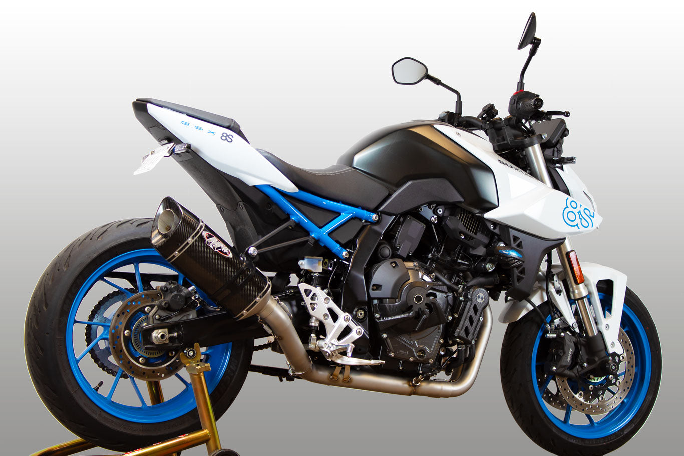 Race Full System with Scalene Carbon Canister 2023-2026 Suzuki GSX-8S/R