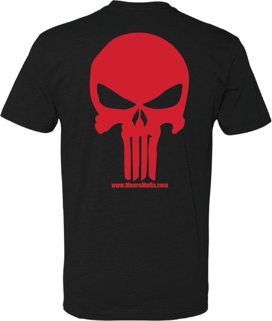 Moore Mafia Skull T-Shirt Red