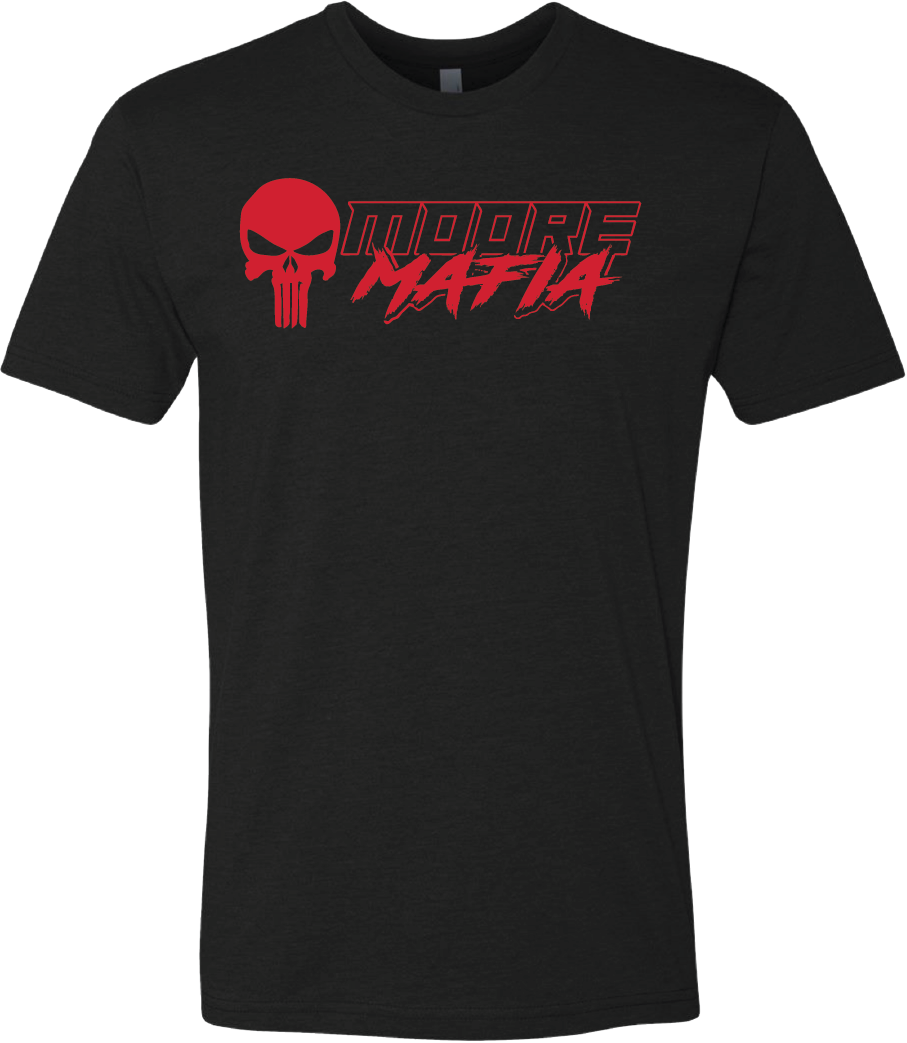 Moore Mafia Skull T-Shirt Red
