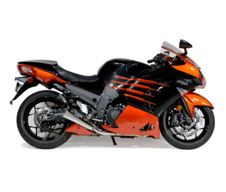 Alien Head 2 Full System 14" Muffler ZX-14R (12-25)