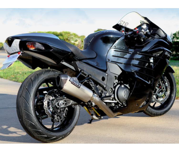 CT Single Full System w/ 16" Muffler ZX-14/R (06-25)
