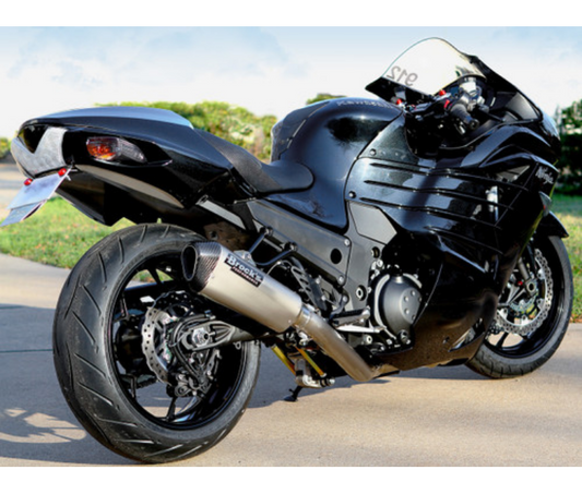 CT Single Full System w/ 16" Muffler ZX-14/R (06-25)