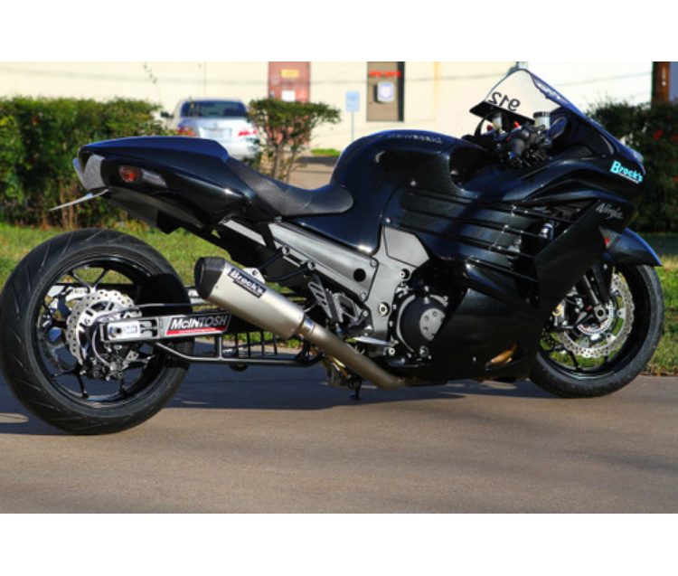 CT Single Full System w/ 16" Muffler ZX-14/R (06-25)