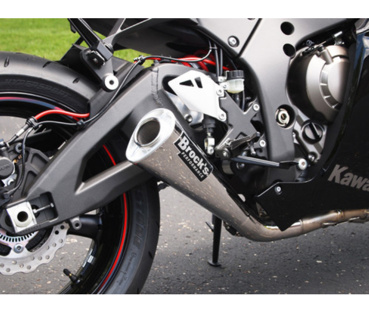 **Single Alien Head Slip-On (3/4 System) ZX-10R (11-15)