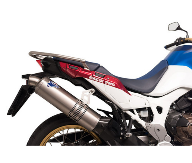 Termignoni Relevance Stainless Link Pipe w/ Carbon Heat Shield CRF1000L Africa Twin (18-19)