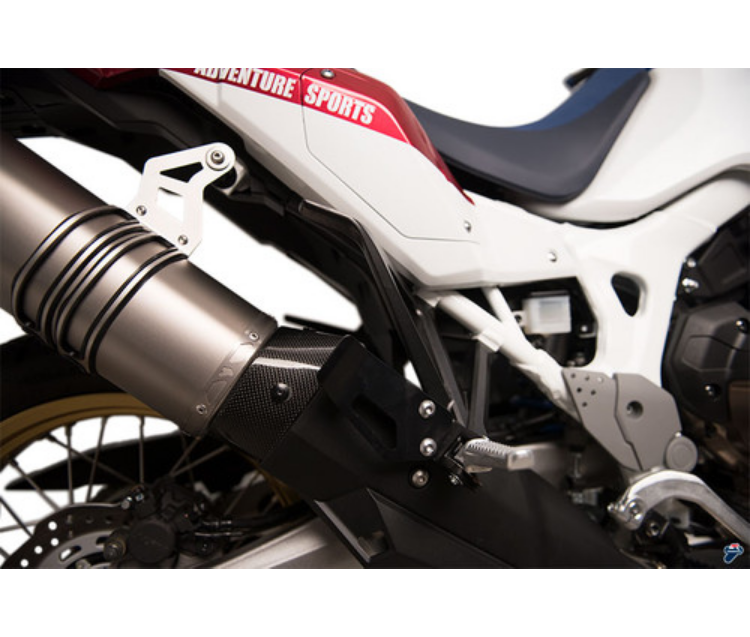 Termignoni Relevance Stainless Link Pipe w/ Carbon Heat Shield CRF1000L Africa Twin (18-19)