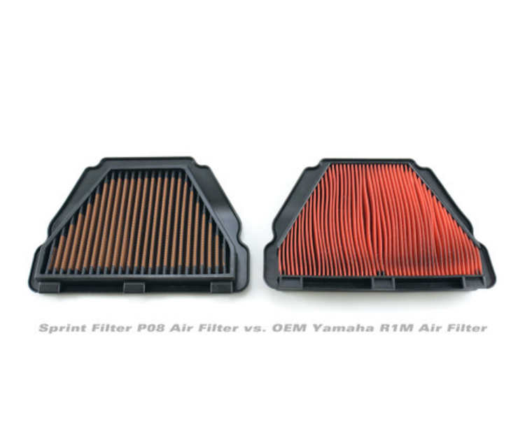 Sprint Filter P08 YZF-R1/M (15-26), YZF-R1S (16-18), and MT-10 (16-21)