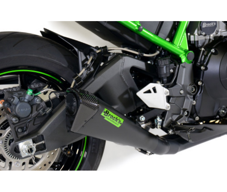 Penta-Carbon Full System 15" Muffler (Black) Z H2 (20-26)