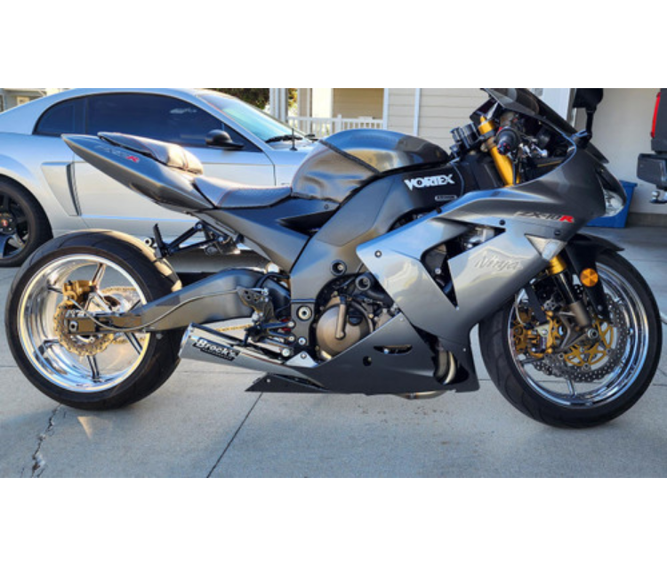 Alien Head Full System 14" Muffler ZX-10 (04-05)