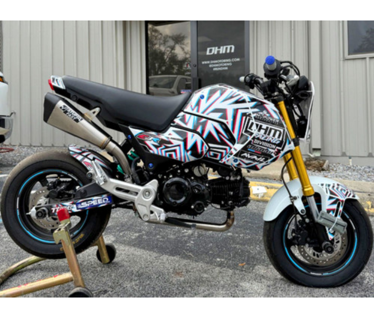 Penta-Carbon Full System 14" Muffler Honda Grom (22-25)