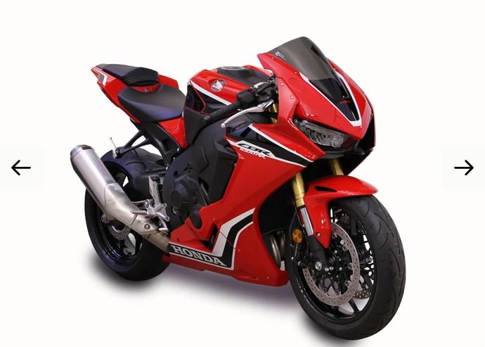 Dark Smoked Double Bubble Zero Gravity Windshield Honda CBR1000RR 2017-2025