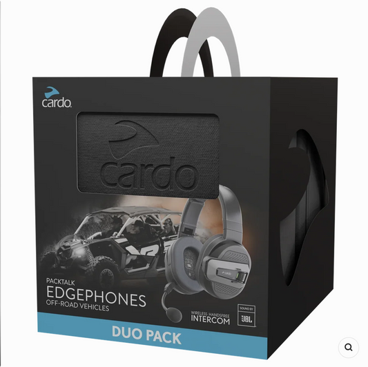 Cardo Packtalk Edgephones ORV Single Duo