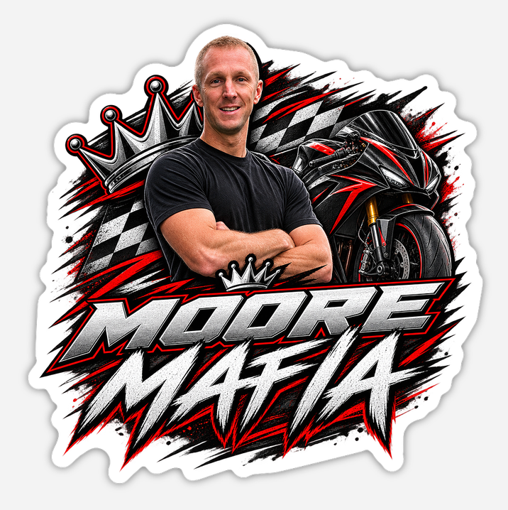 Chris Moore Mafia Sticker