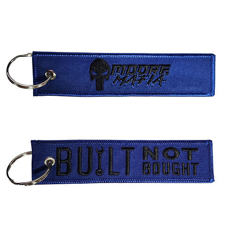 "Built Not Bought" Keychain