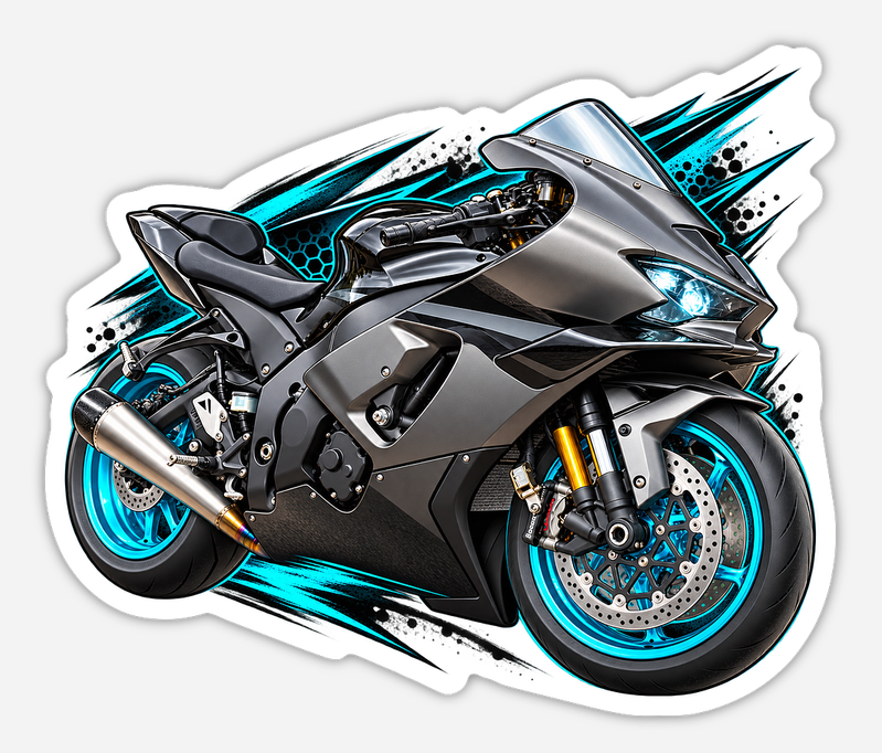Giveaway Bikes Kawasaki ZX10R Sticker