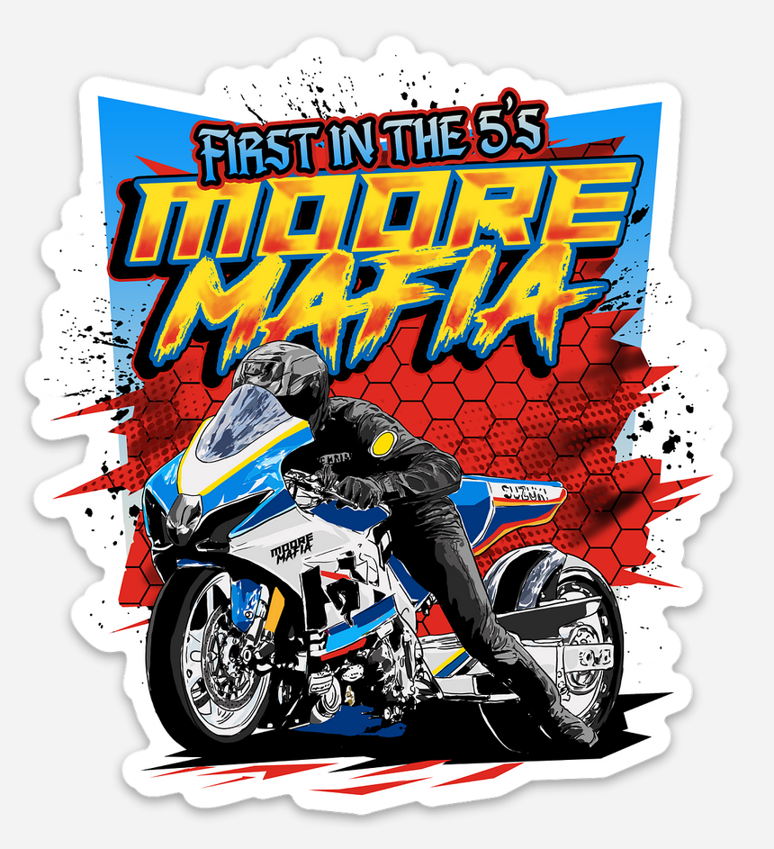 First In The 5's Sticker