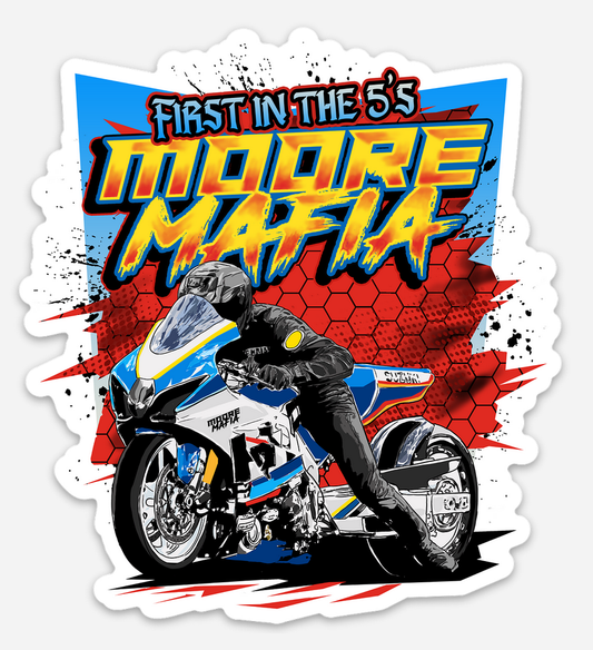 First In The 5's Sticker