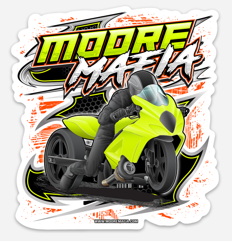 Moore Mafia Melania Neon Sticker