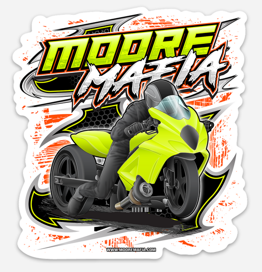 Moore Mafia Melania Neon Sticker