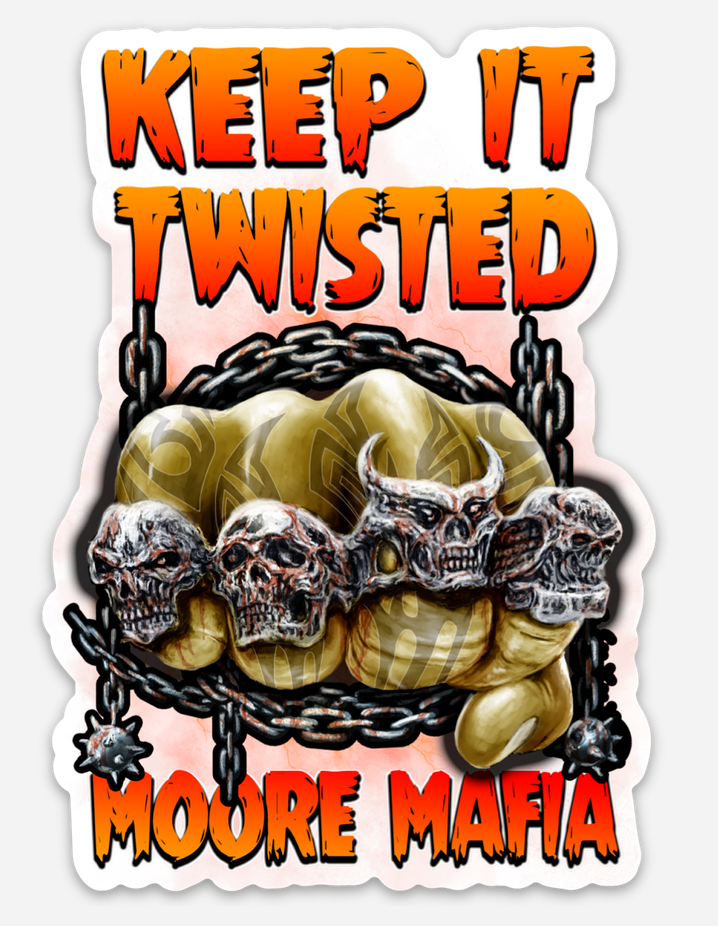 Twisted Fist Sticker