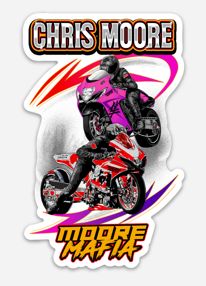 Two Bikes Sticker