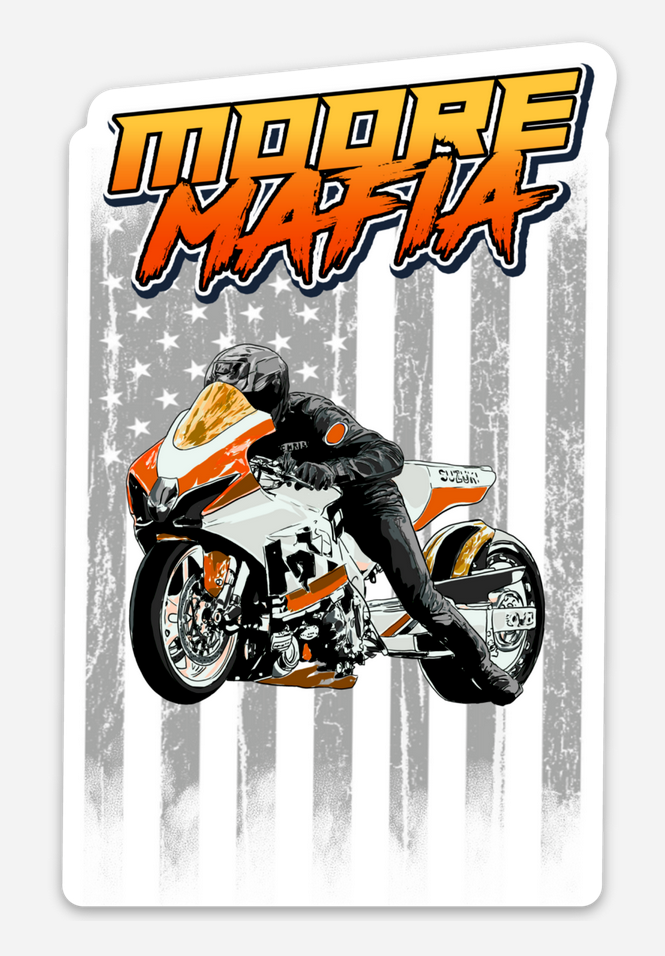 Moore Mafia Flag Sticker