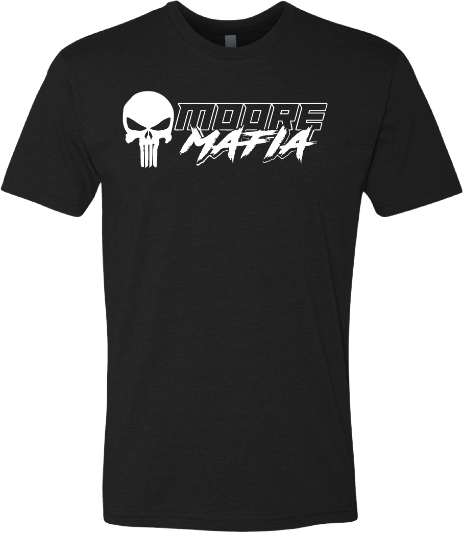Moore Mafia Skull T-Shirt White