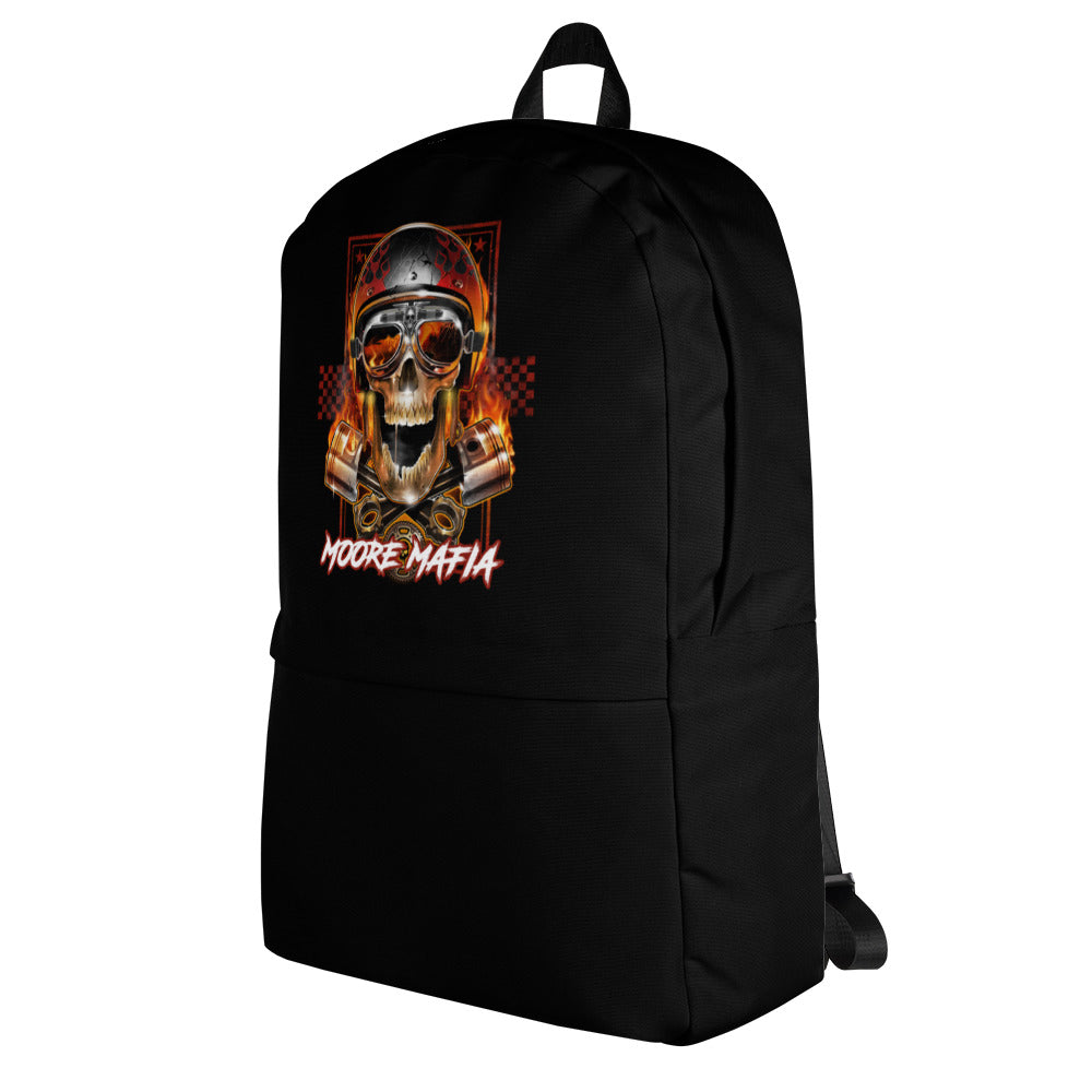 Flaming Skull Backpack