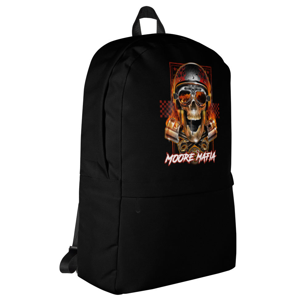 Flaming Skull Backpack