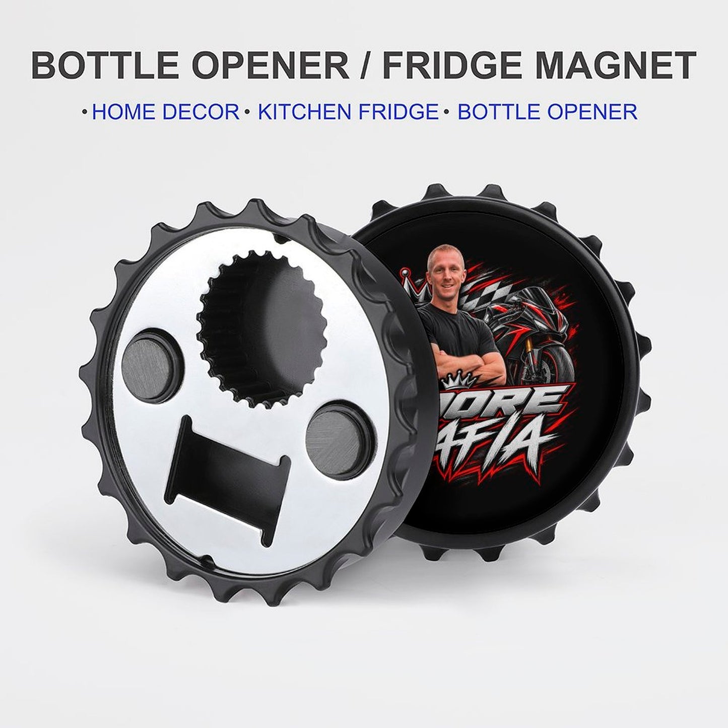 Moore Mafia Bottle Opener/Fridge Magnet