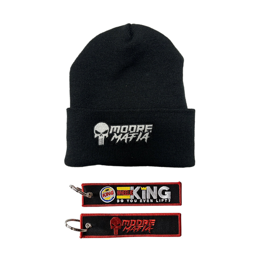 Moore Mafia Beanie And Mystery Key Chain Bundle - PLUS 250 BONUS ENTRIES