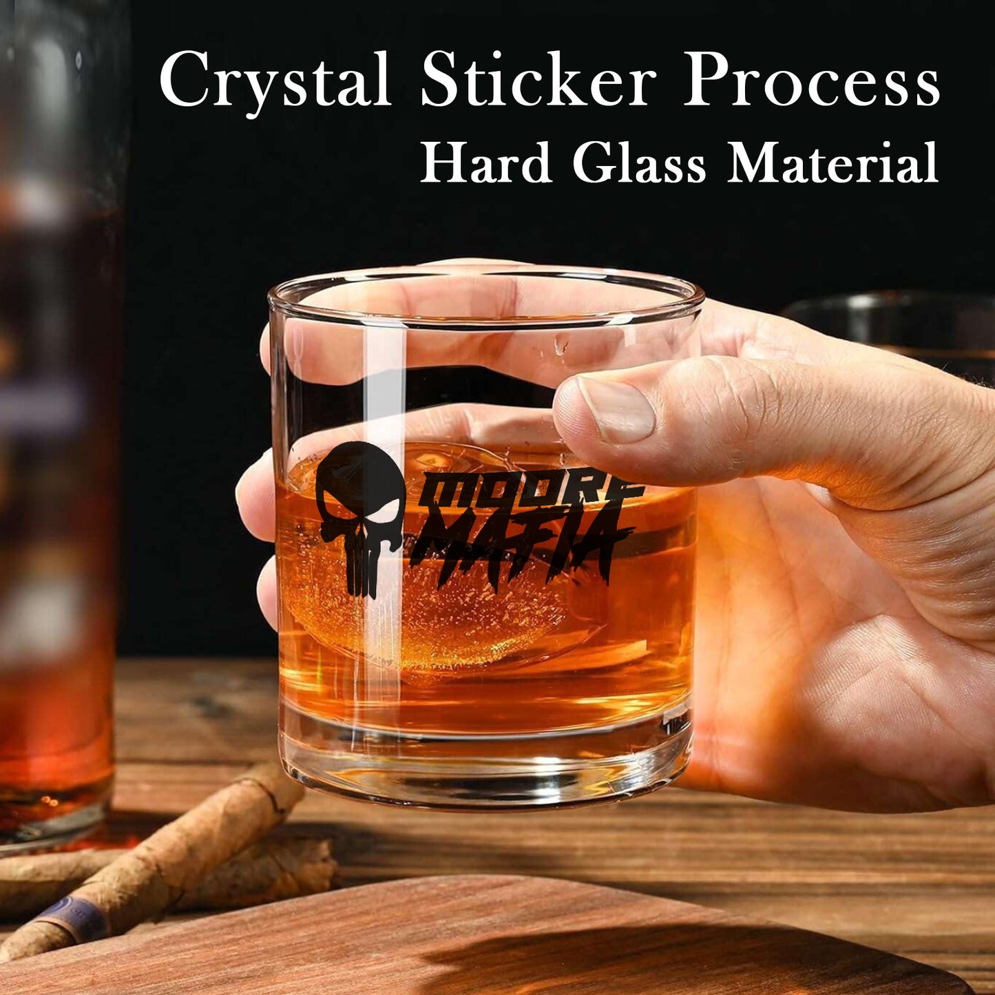Moore Mafia Whiskey Glass