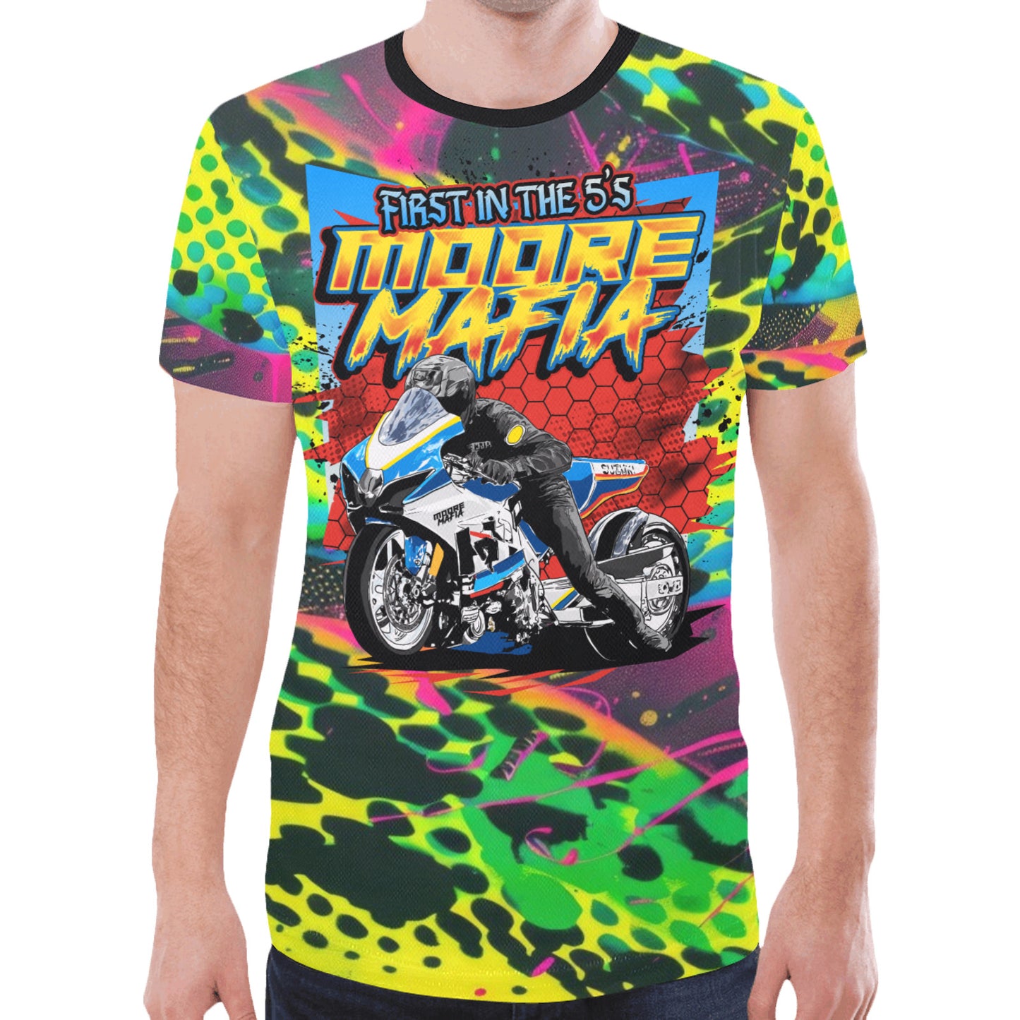 Moroe Mafia All Over Print T-shirt