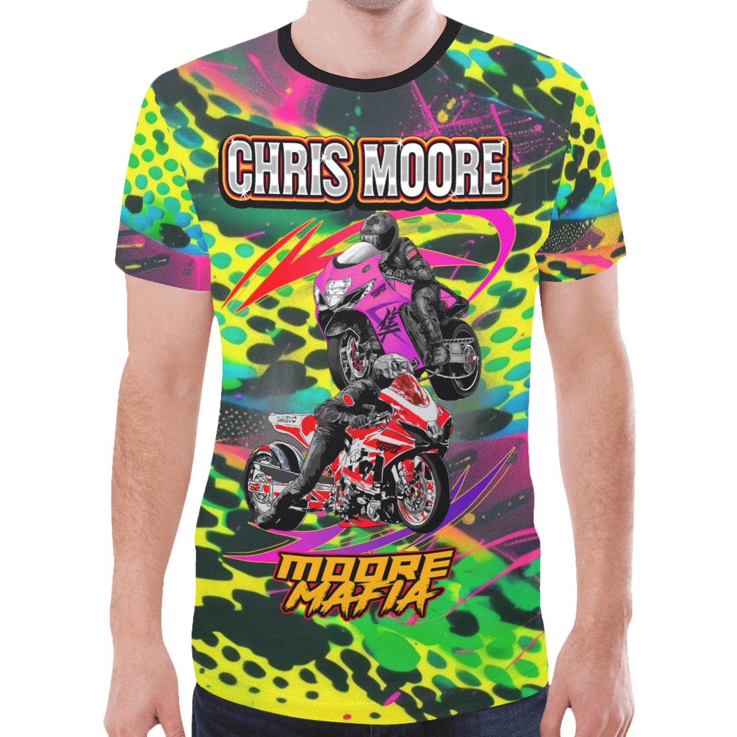 Moroe Mafia All Over Print T-shirt