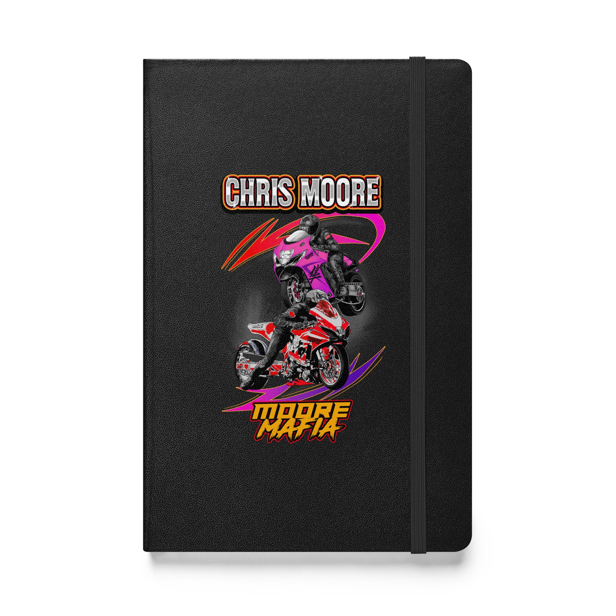 Stacked Bikes Hardcover Notebook