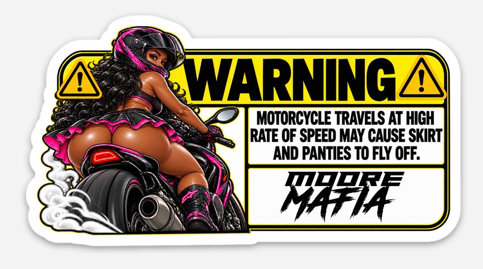 WARNING Version 2 Sticker