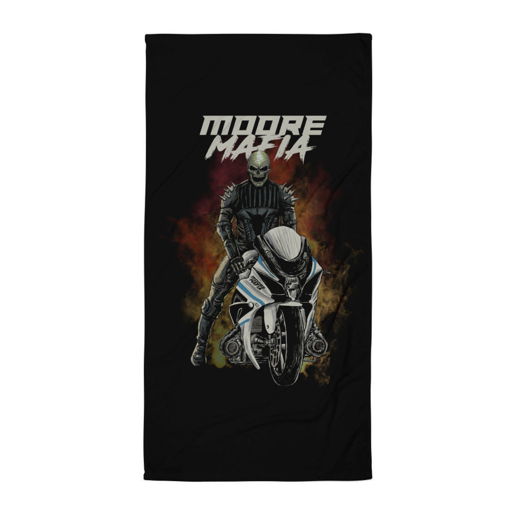Skull Twin Turbo Rider Towel