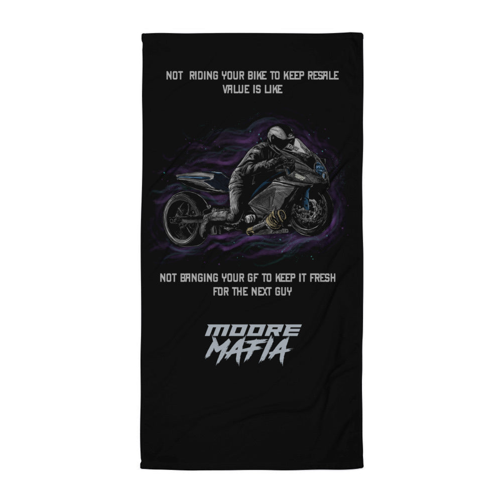 Not Riding Your Bike Towel