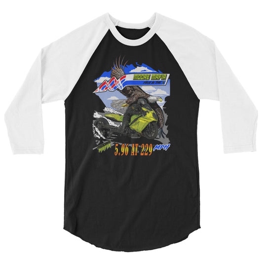 Moore Mafia Race 3/4 Sleeve Raglan Shirt