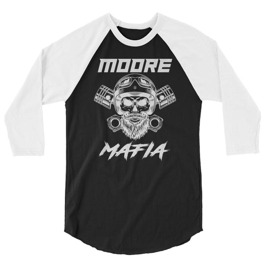 Bearded Skull 3/4 Sleeve Raglan Shirt