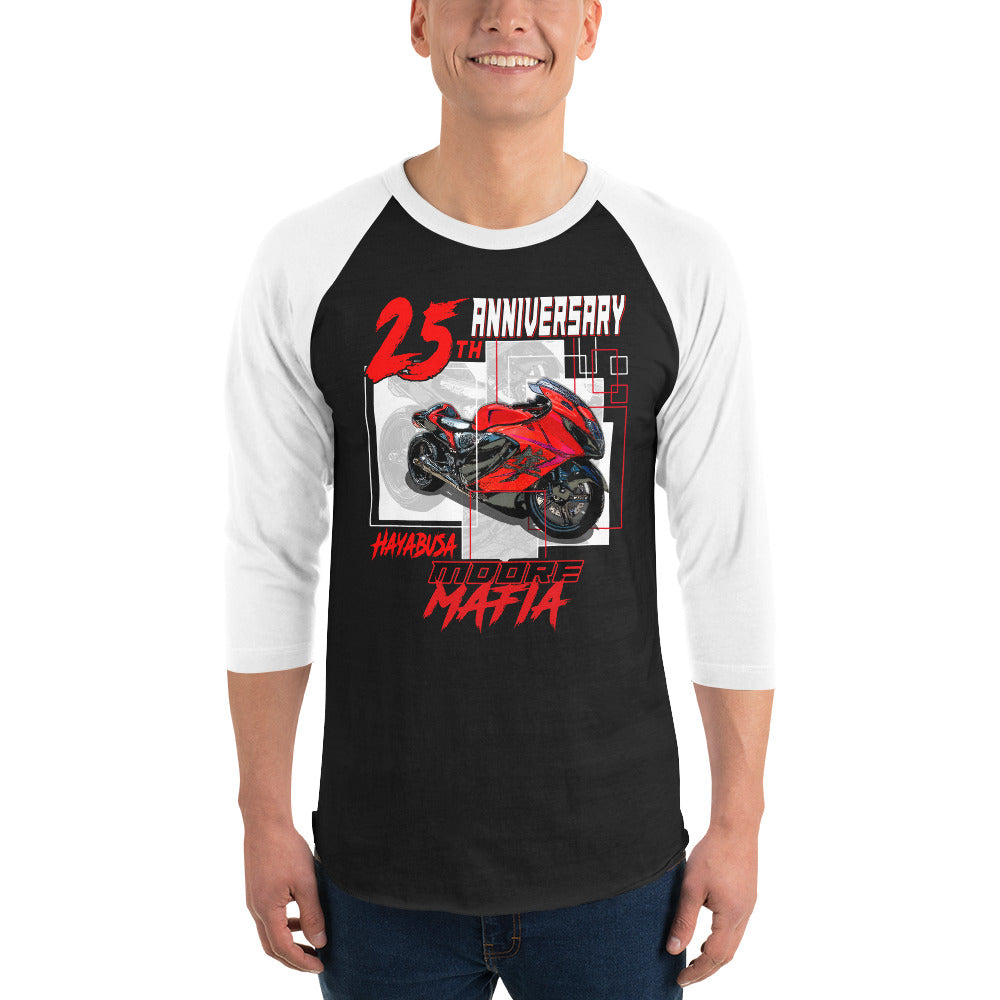 25th Anniversary Hayabusa 3/4 Sleeve Raglan Shirt